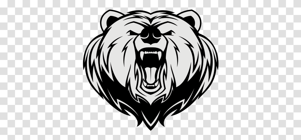 Bear Download Grizzly Bear Vector, Emblem, Stencil Transparent Png