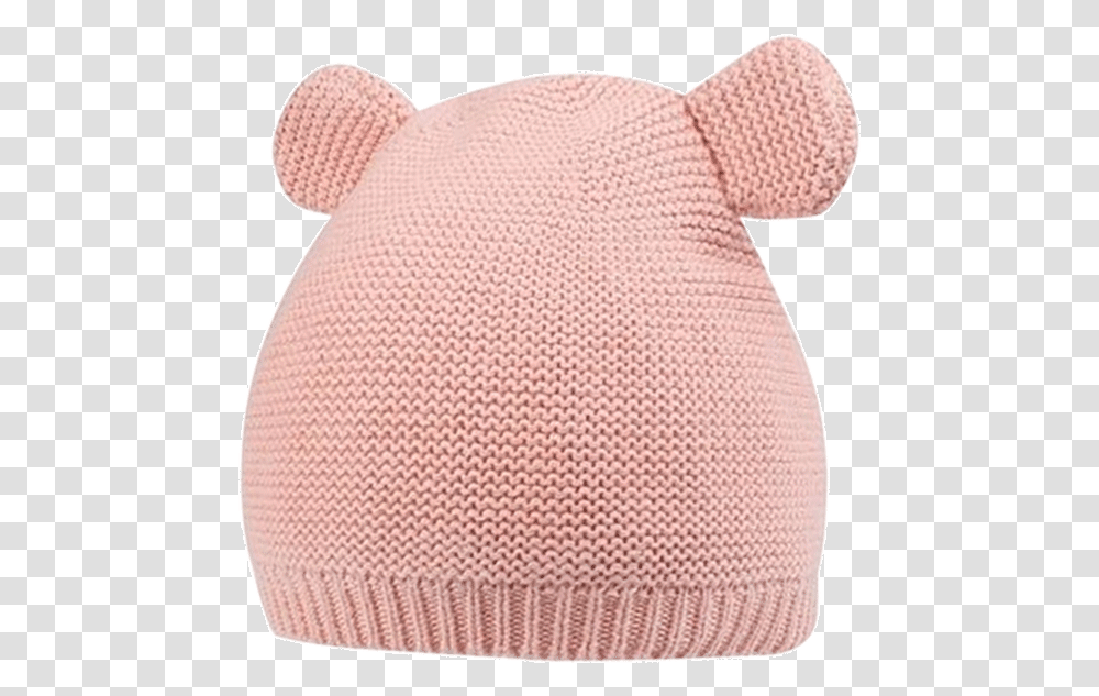 Bear Ears Baby Hat Beanie, Cushion, Apparel, Rug Transparent Png