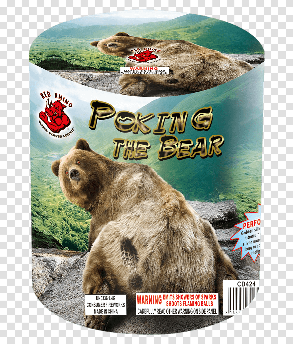 Bear Fireworks, Wildlife, Mammal, Animal, Brown Bear Transparent Png