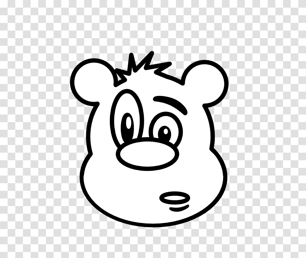 Bear Head Cliparts, Stencil, Animal, Mammal, Doodle Transparent Png