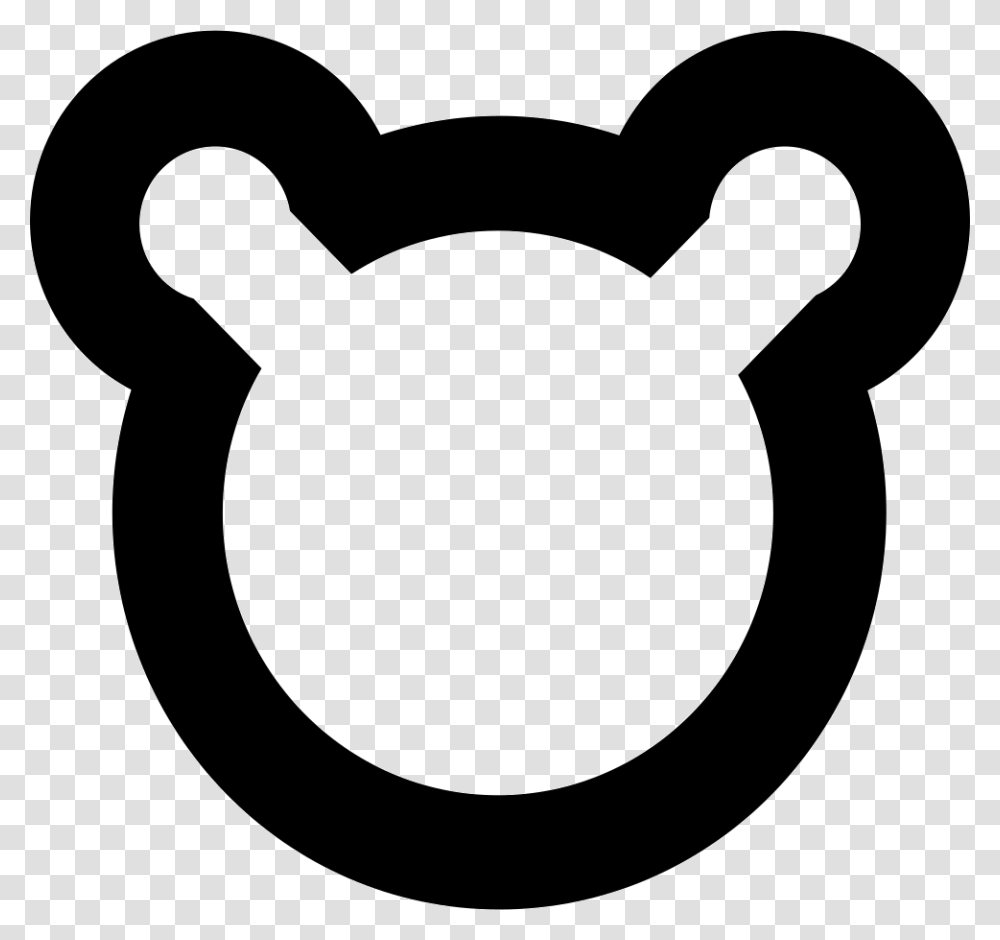 Bear Head Icon Free Download, Stencil, Hook Transparent Png