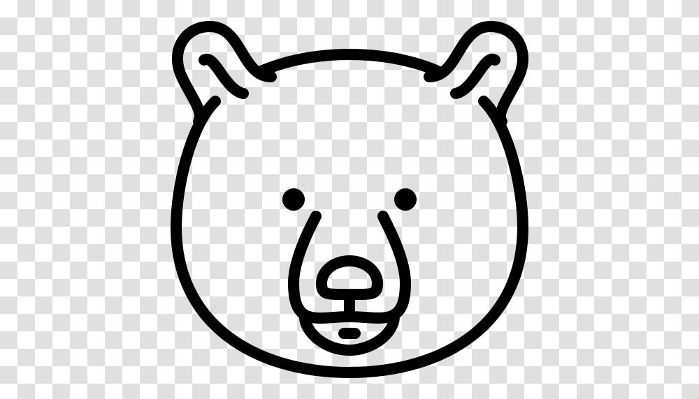 Bear Head Icon, Gray, World Of Warcraft Transparent Png