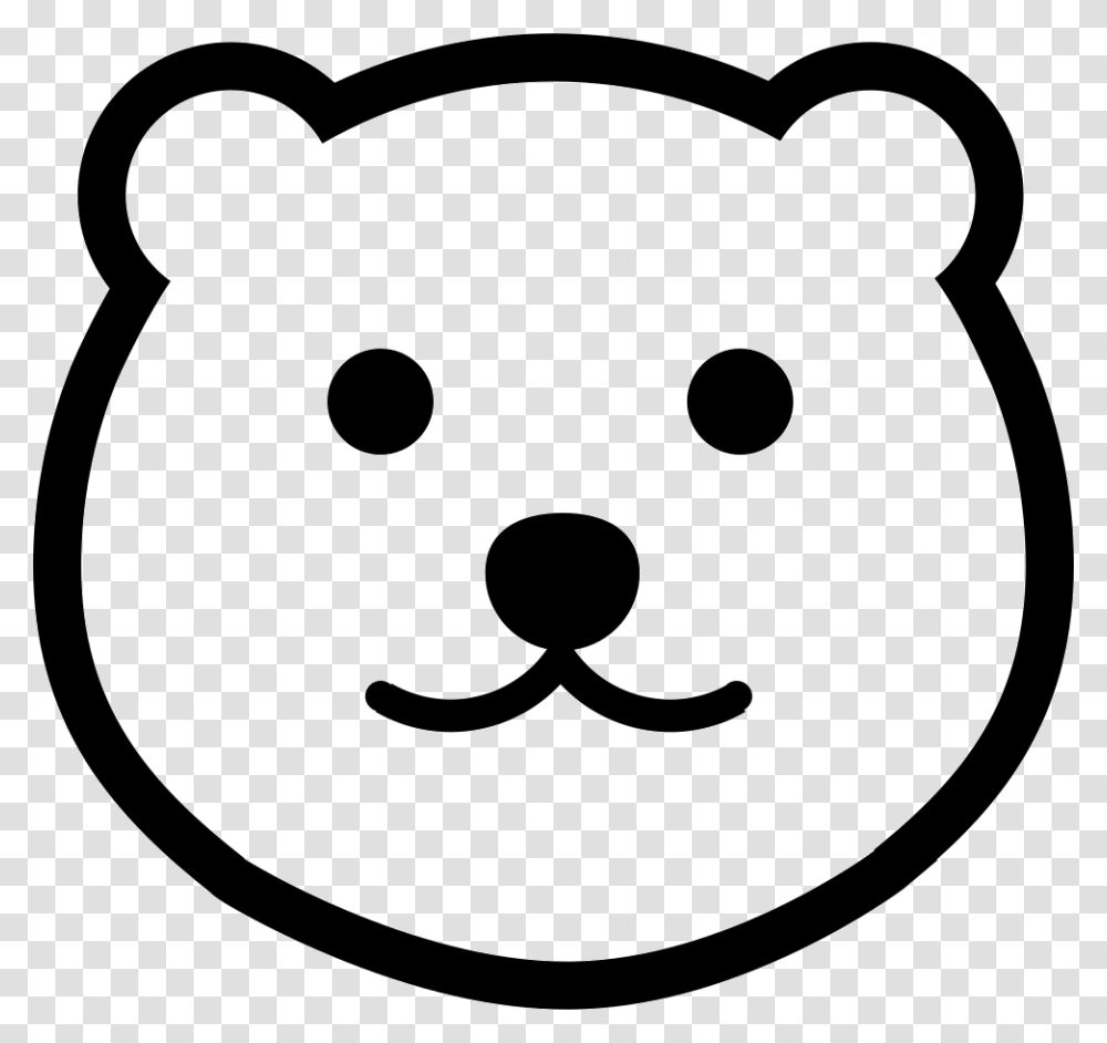 Bear Head Qianmo Icon Free Download, Stencil, Logo, Trademark Transparent Png