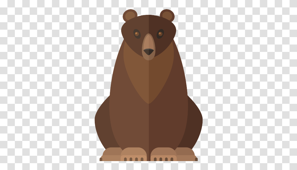 Bear Icon Brown Bear, Wildlife, Animal, Mammal, Snowman Transparent Png