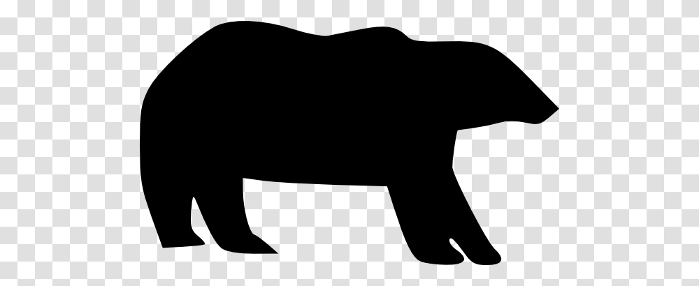 Bear Icon Clip Art Free Vector, Silhouette, Mammal, Animal, Wildlife Transparent Png