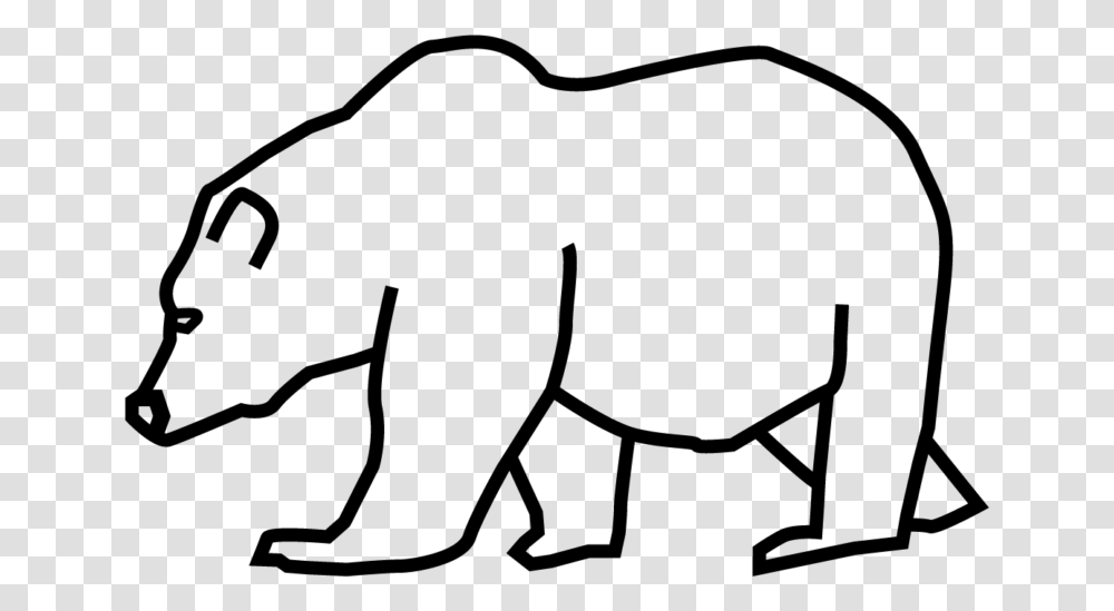 Bear Icon Line Art, Gray, World Of Warcraft Transparent Png