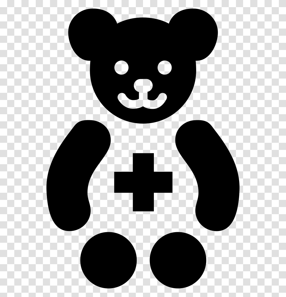 Bear Icon Pediatrics, Stencil Transparent Png