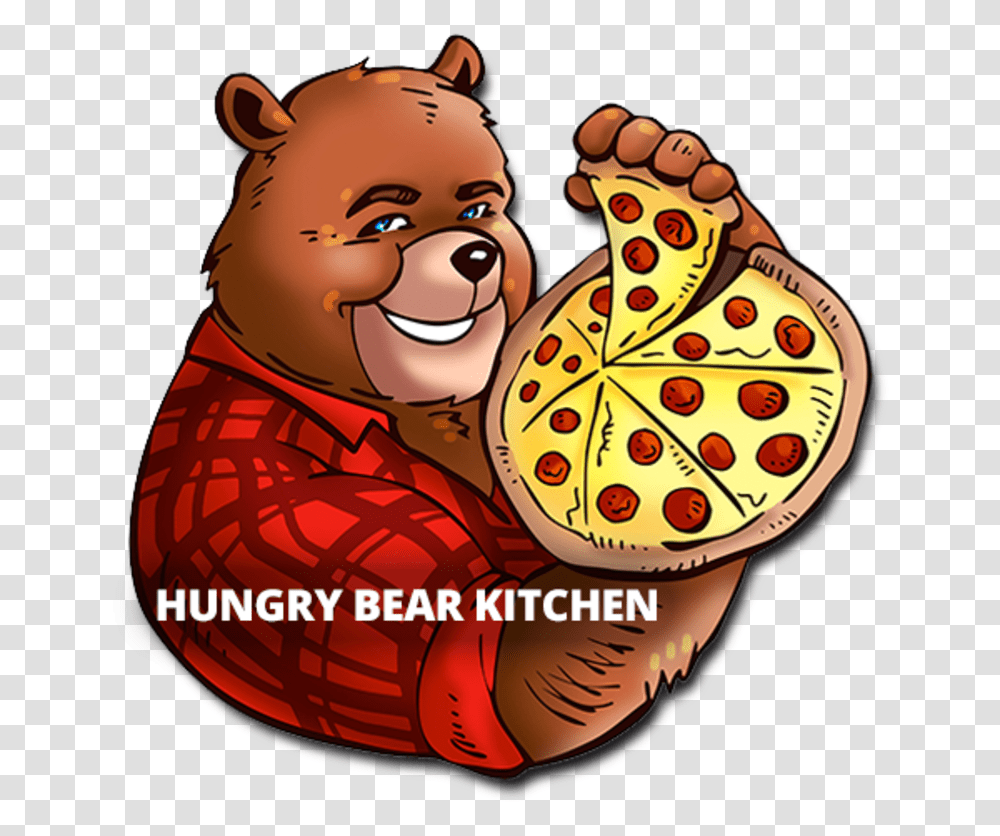 Bear Kitchen Delivery N Hungry Bear Kitchen, Animal, Heart Transparent Png