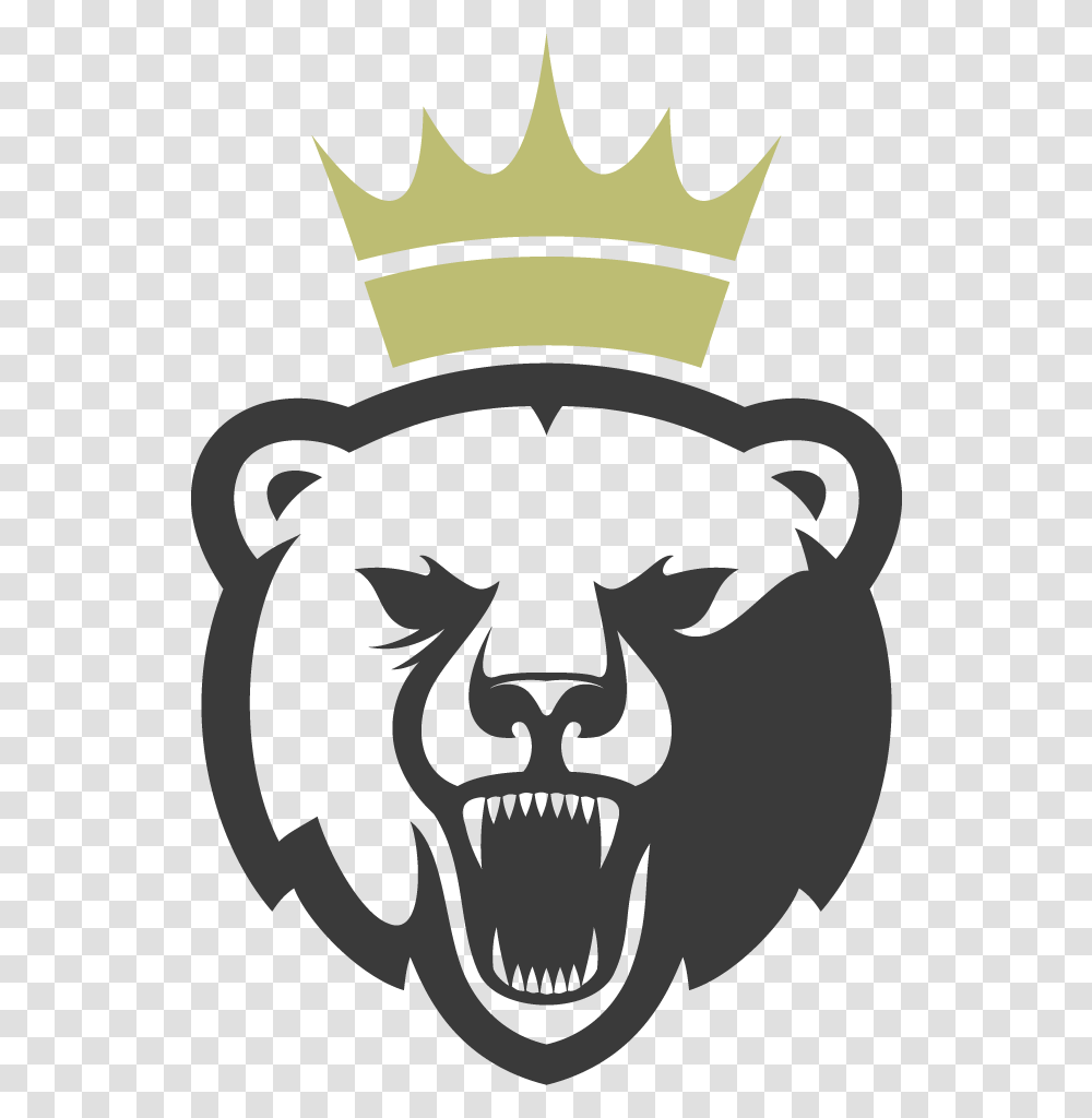 Bear Logo, Stencil Transparent Png