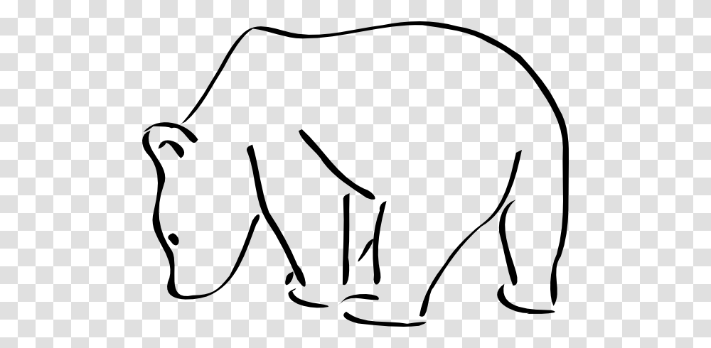 Bear Outline Clip Art, Hand, Bow, Mammal, Animal Transparent Png