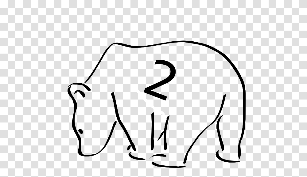 Bear Outline Clip Art, Mammal, Animal, Wildlife, Aardvark Transparent Png