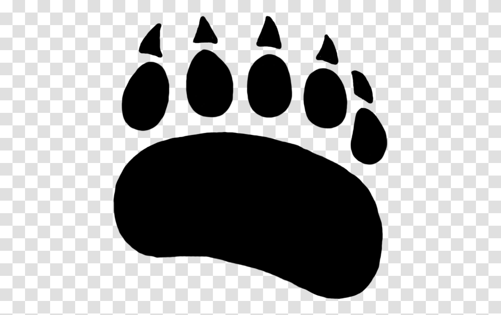 Bear Paw Clipart Bear Paw Print Clip Art, Nature, Outdoors, Night, Outer Space Transparent Png