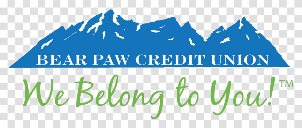 Bear Paw Credit Union Logo Bear Paw Credit Union, Alphabet, Outdoors, Handwriting Transparent Png