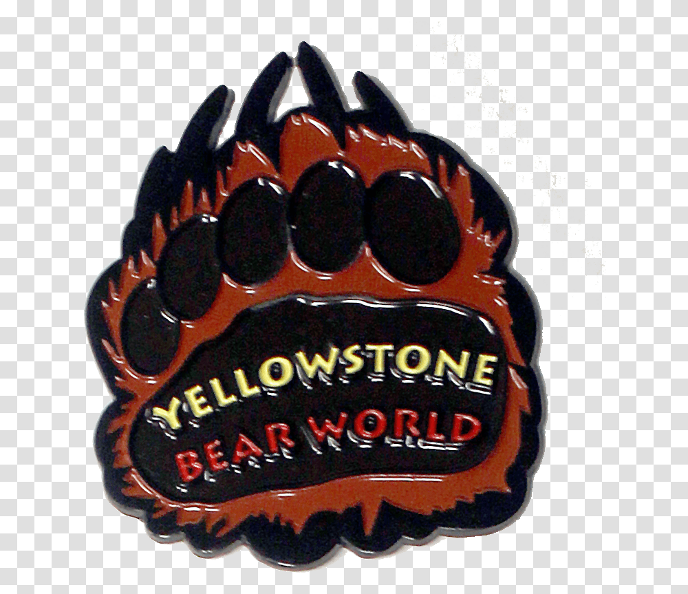 Bear Paw Magnet Chocolate, Logo, Badge, Emblem Transparent Png