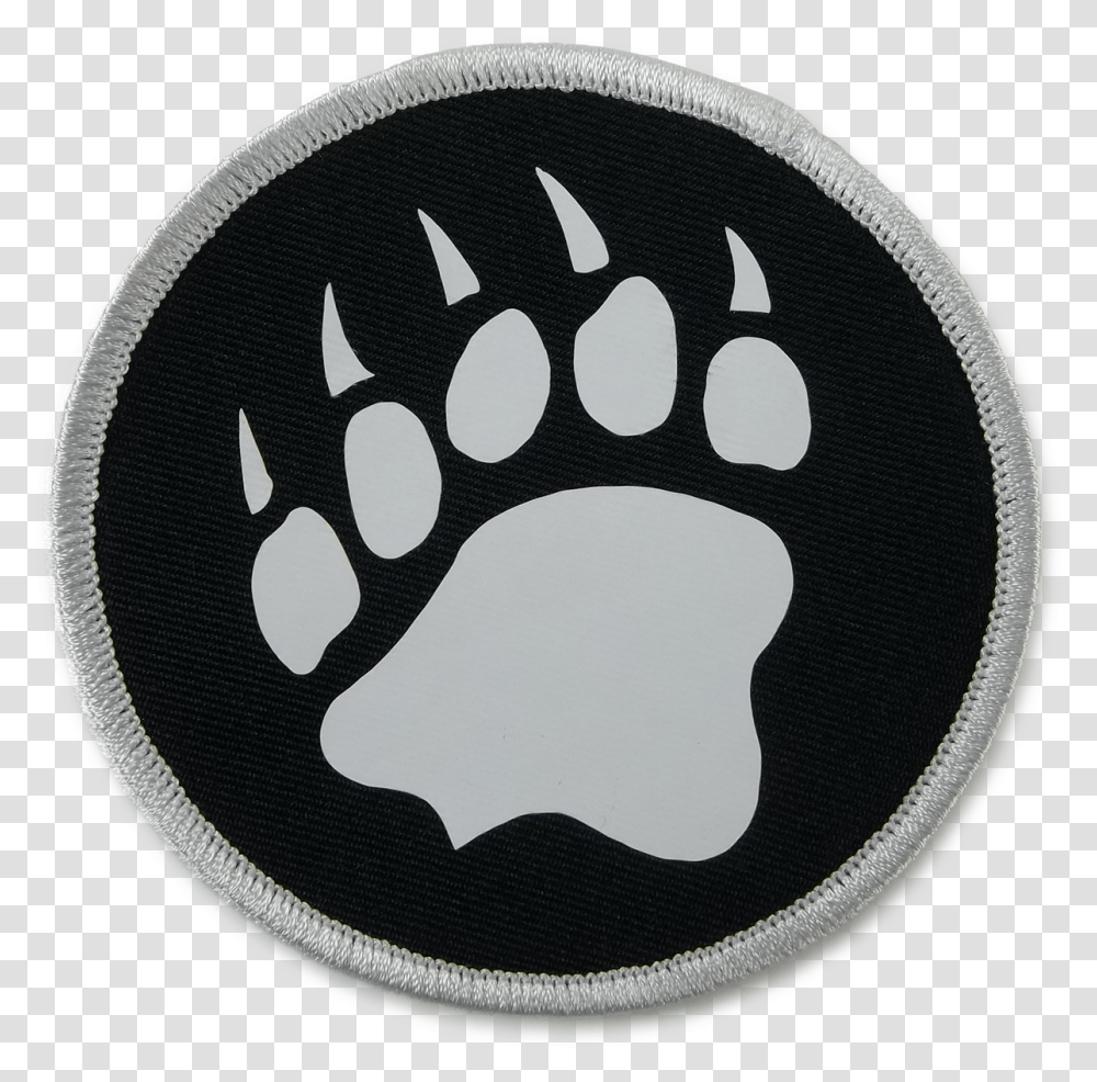 Bear Paw Patch Parc Ela, Logo, Symbol, Trademark, Rug Transparent Png