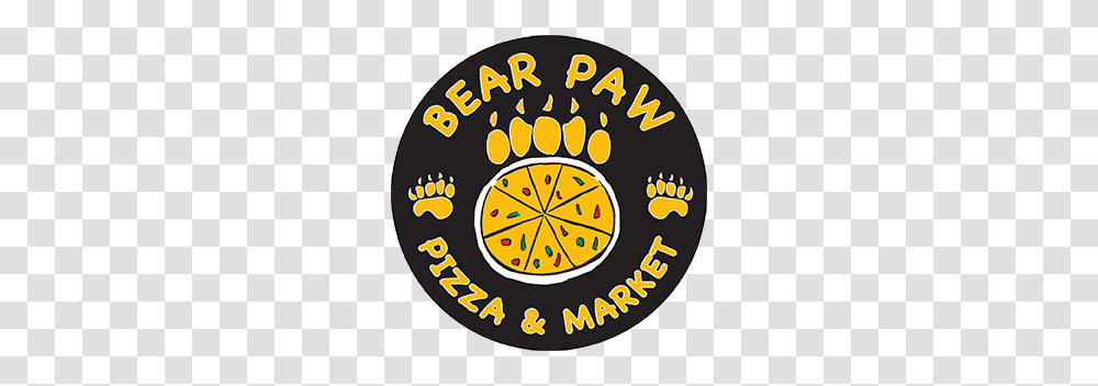 Bear Paw Pizza And Market, Label, Logo Transparent Png