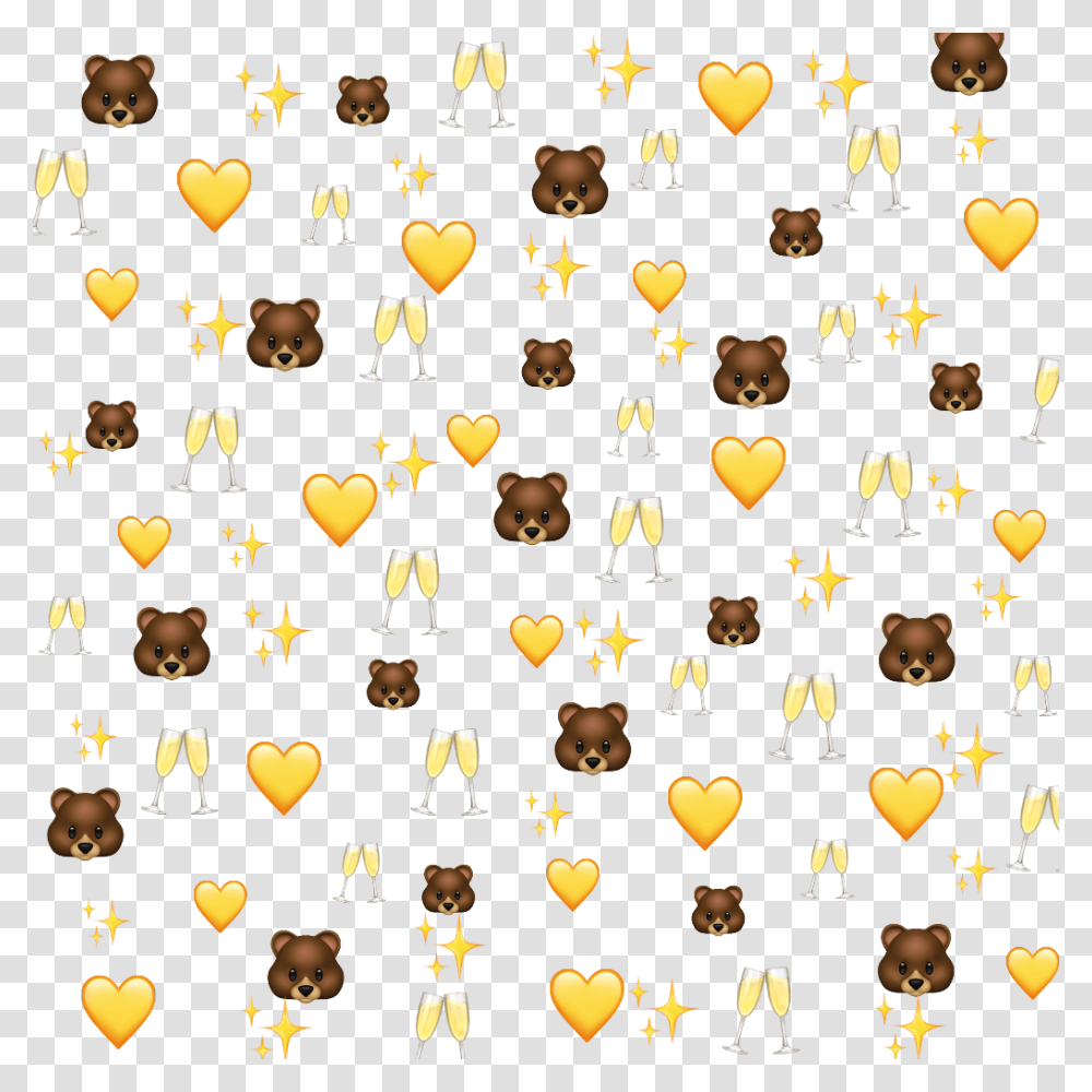 Bear Pooh Champagne Bottle Background Heart Meme Emoji Background Picsart, Chandelier, Lamp, Halloween, Crowd Transparent Png