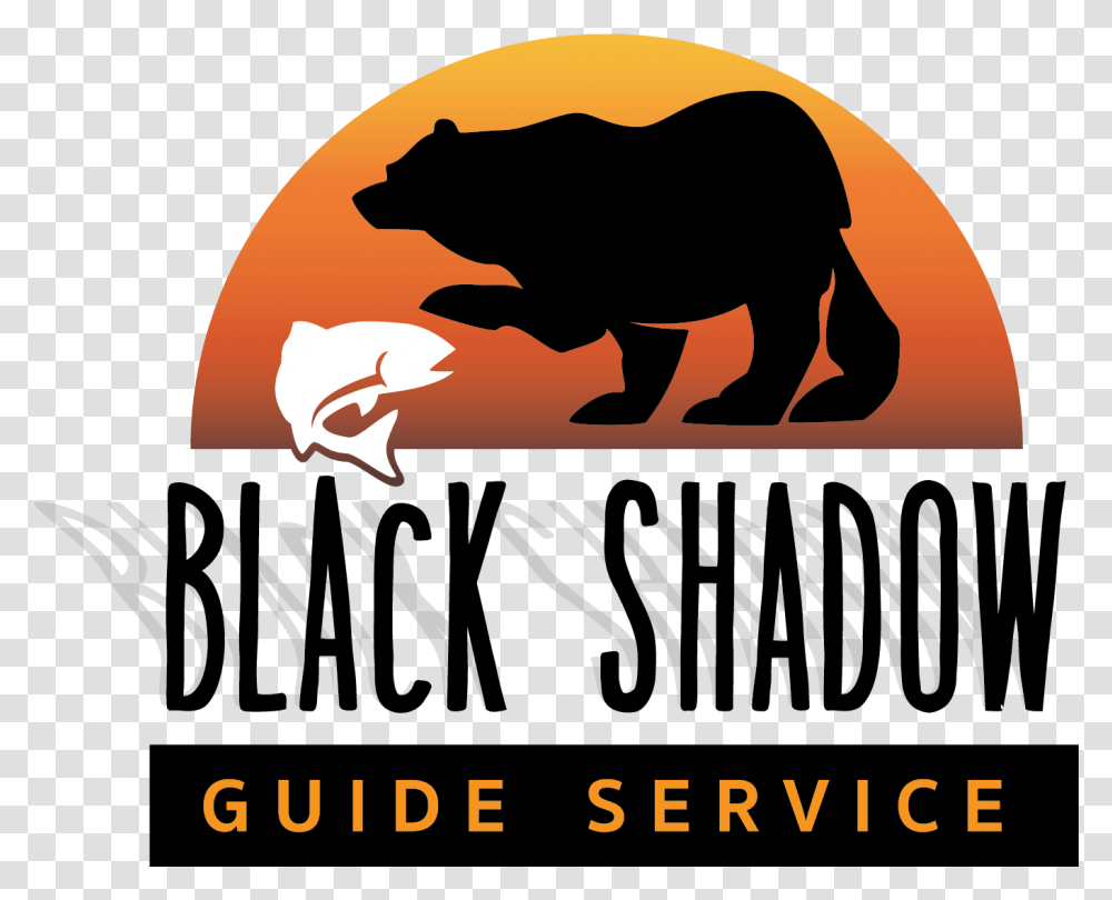 Bear Shadow Download Free Clipart With Kodiak Bear, Mammal, Animal, Wildlife, Text Transparent Png