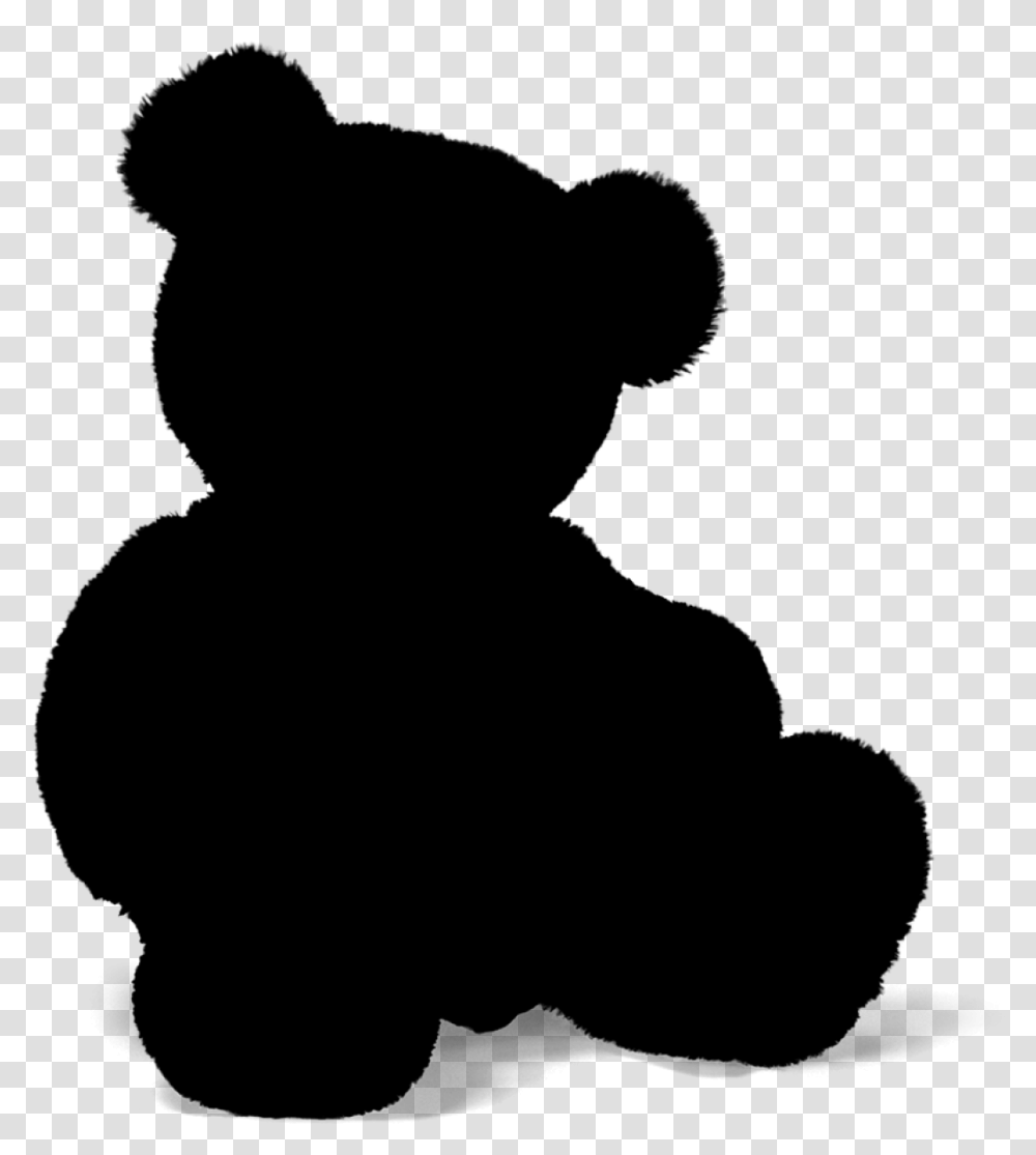 Bear Silhouette Black Teddy Bear Silhouette, Gray, World Of Warcraft Transparent Png