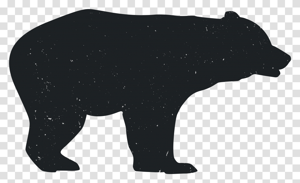 Bear Silhouette Dog Animal Jaron Myers Out Of Context Bible Quotes, Mammal, Wildlife, Pig, Hippo Transparent Png