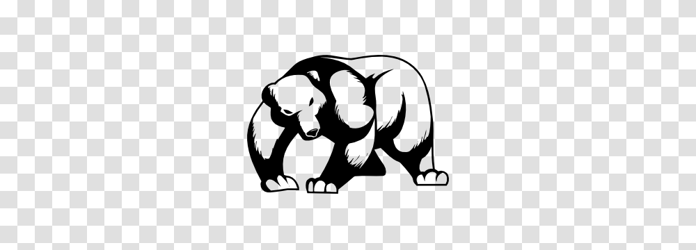 Bear Stickers Car Decals Cuddly Terrifying Goofy Bears, Stencil, Hand, Fist Transparent Png