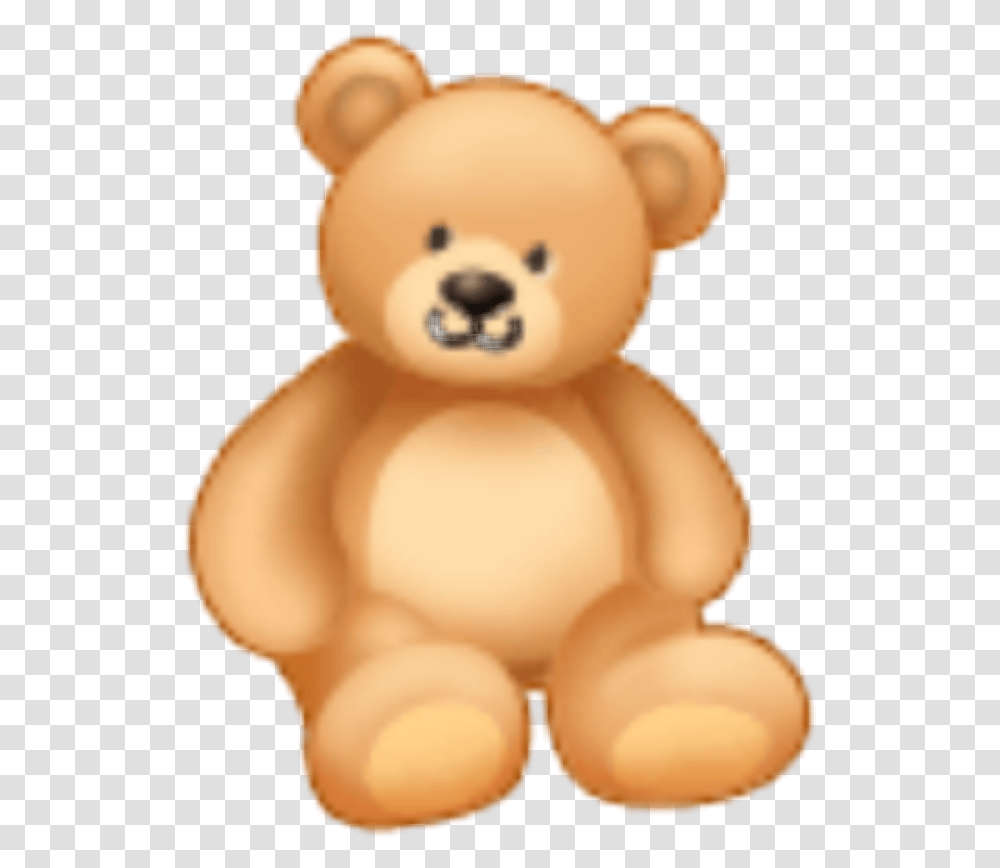 Bear Teddybear Cute Aesthetic Soft Cute Teddy Bear Emoji, Toy, Snowman, Winter, Outdoors Transparent Png