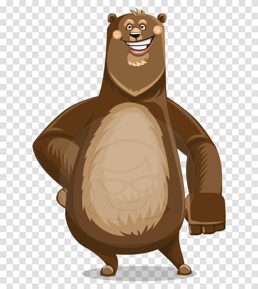 Bear Vector Bear Cartoon Characters, Animal, Mammal, Wildlife, Bird Transparent Png