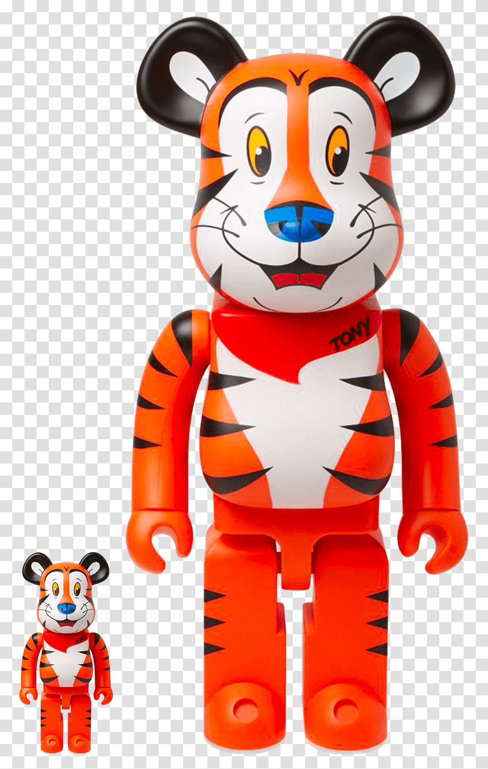 Bearbrick Tony The Tiger, Toy, Plush, Robot Transparent Png