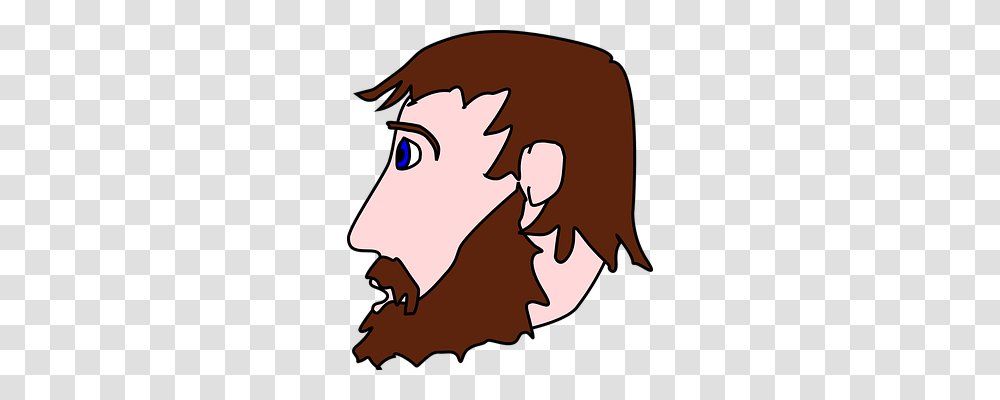 Beard Person, Plant, Leaf Transparent Png