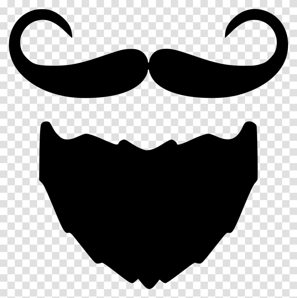 Beard And Moustache I Icon Moustache, Diaper, Stencil, Label Transparent Png