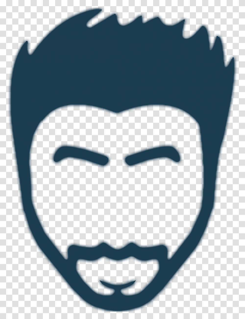 Beard Beard, Head, Stencil, Mask Transparent Png