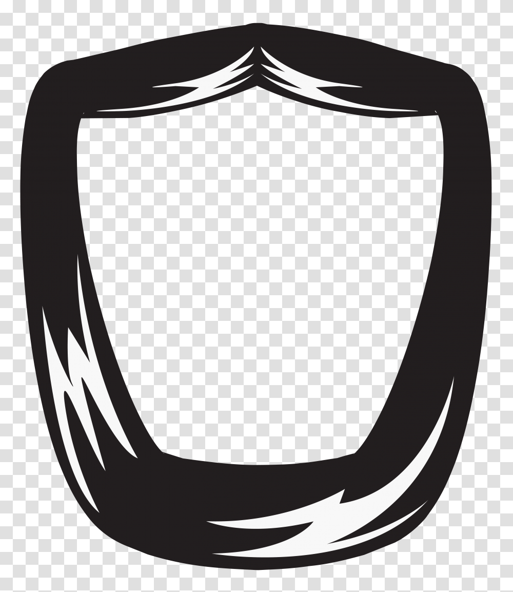 Beard Clipart, Armor, Shield, Rug, Stencil Transparent Png