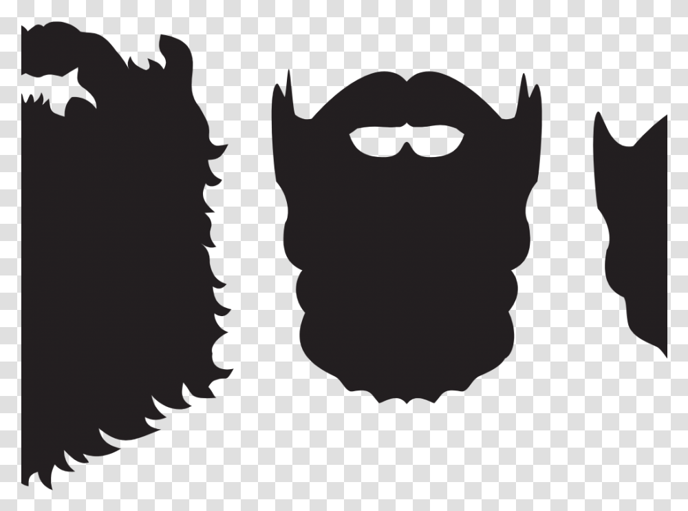 Beard Clipart Beard Silhouette Daddy Baby Onesie Beard, Stencil, Person, Human, Face Transparent Png