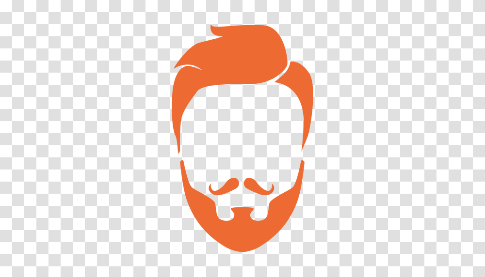 Beard Clipart Hairstyle Male, Stencil, Label Transparent Png
