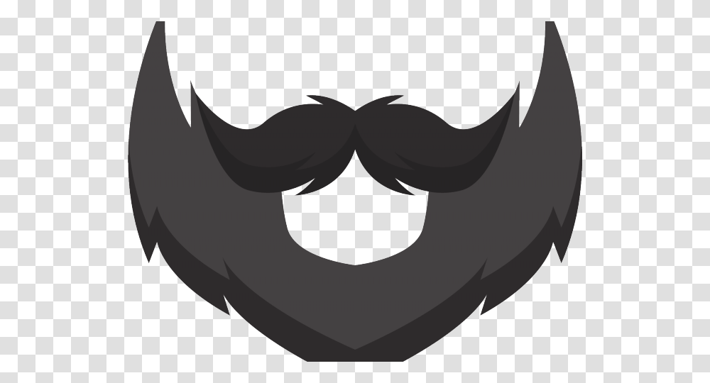 Beard Clipart, Mustache, Stencil Transparent Png