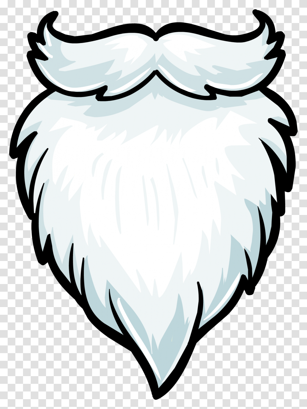Beard Clipart Plain Santa Claus Beard, Animal, Face, Bird, Mammal Transparent Png