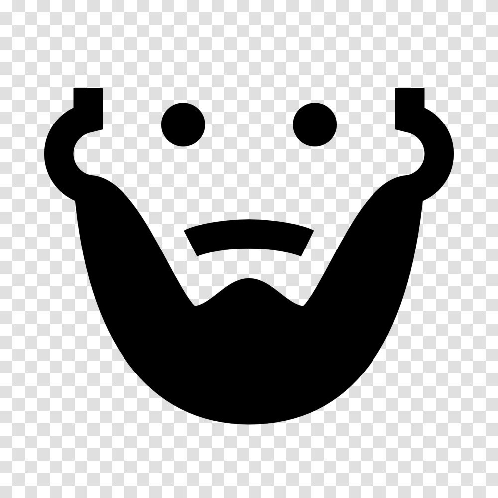 Beard Clipart, Stencil, Face, Mustache, Sticker Transparent Png