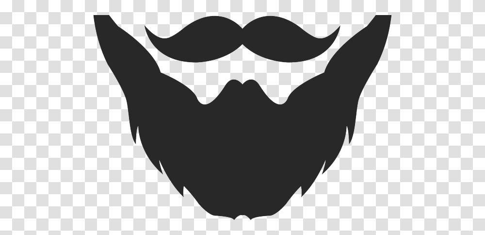 Beard Clipart, Stencil, Mustache, Batman Logo Transparent Png