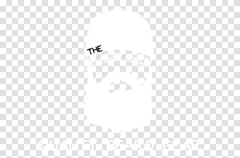 Beard Logo White Text Illustration, Label, Face, Person, Human Transparent Png