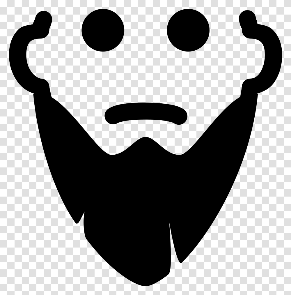 Beard Long Beard Icon, Gray, World Of Warcraft Transparent Png