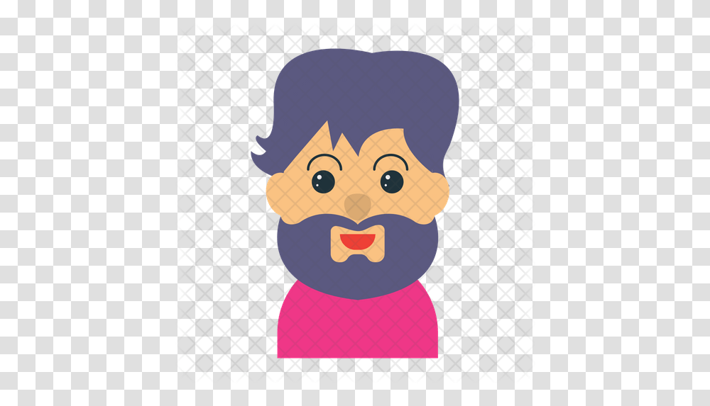 Beard Man Icon For Adult, Poster, Advertisement, Label, Plant Transparent Png