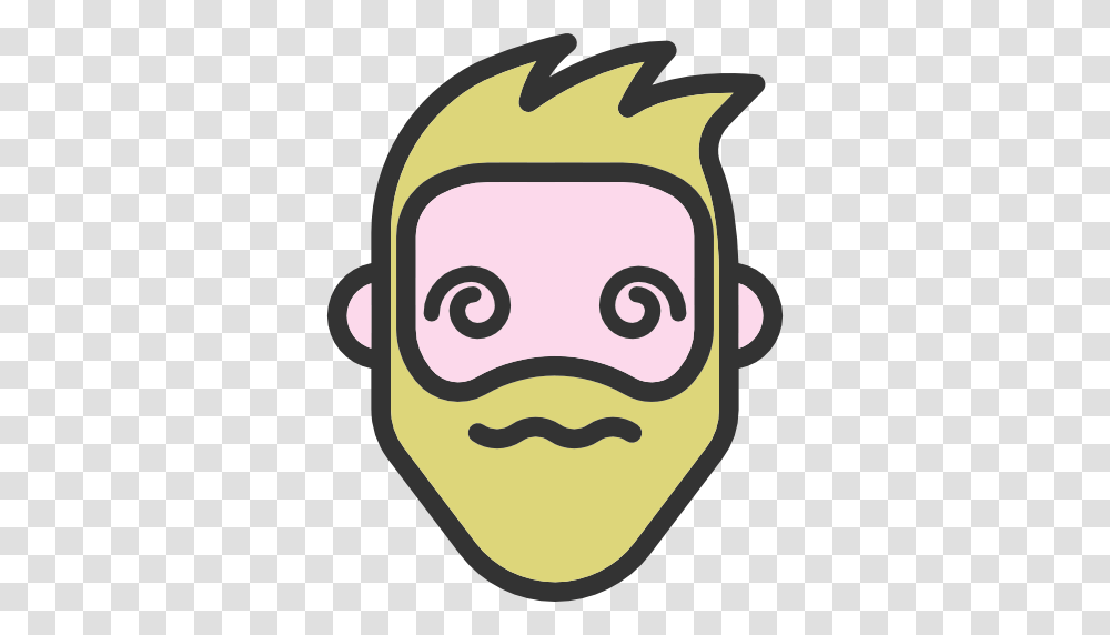 Beard People Facial Hair Hipster Emoticons Heads Feelings, Face, Label, Mask Transparent Png