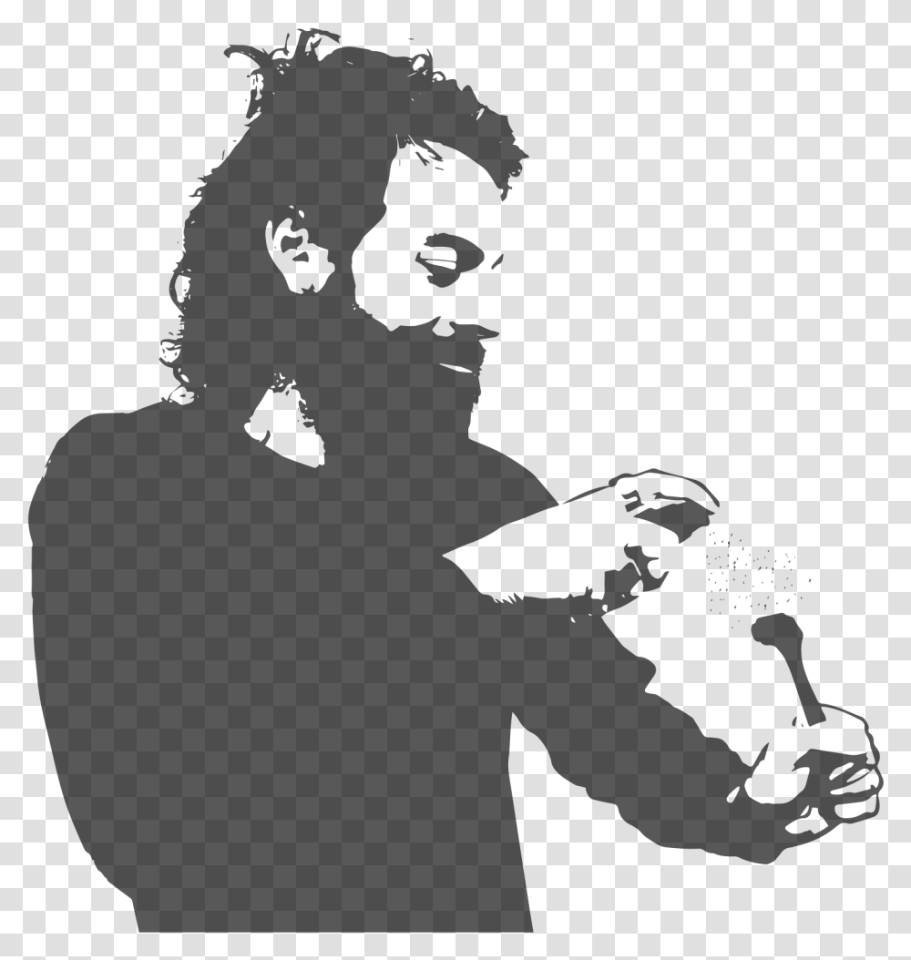 Beard Silhouette Illustration, Gray, World Of Warcraft Transparent Png