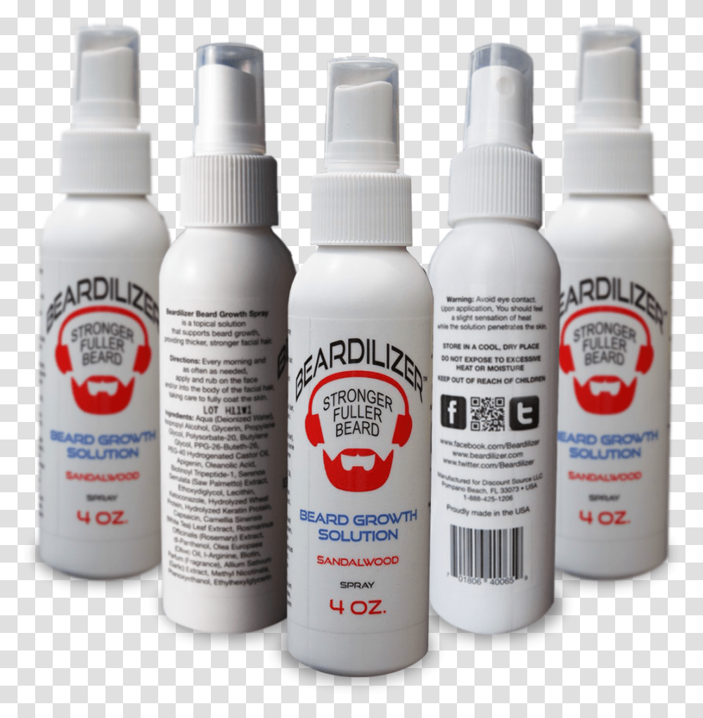 Beard Spray Beardilizer Spray, Tin, Can, Aluminium, Spray Can Transparent Png