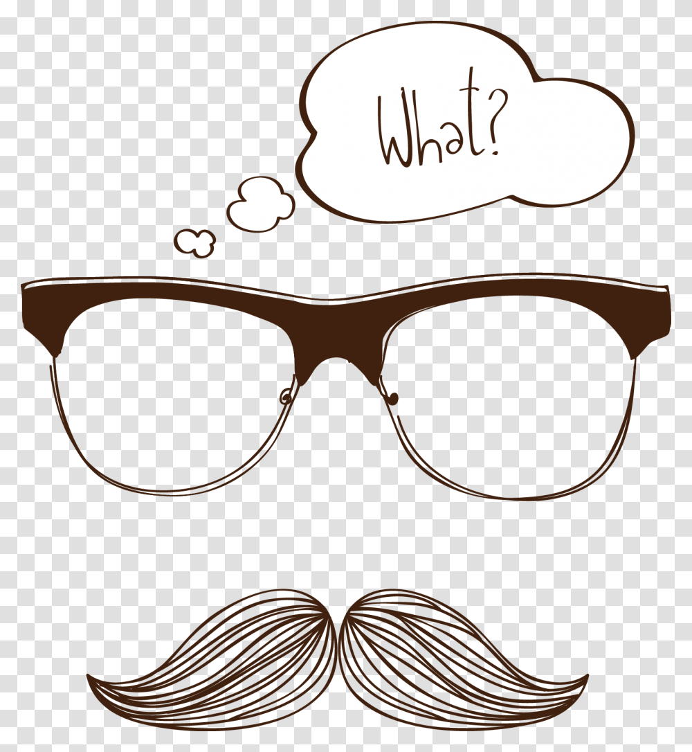 Beard Vector Moustache Drawing Glasses Image High, Accessories, Accessory, Sunglasses Transparent Png