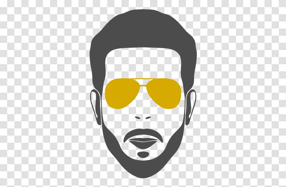 Bearded Man Face Vector, Head, Sunglasses, Accessories, Accessory Transparent Png