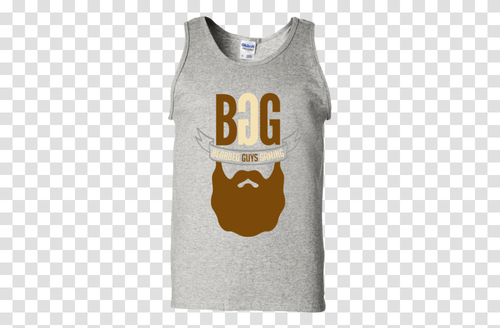 Beardedguysgaming Single Beard Logo Men Tank Top Naruto Tank Top, Clothing, Apparel, T-Shirt, Sleeve Transparent Png