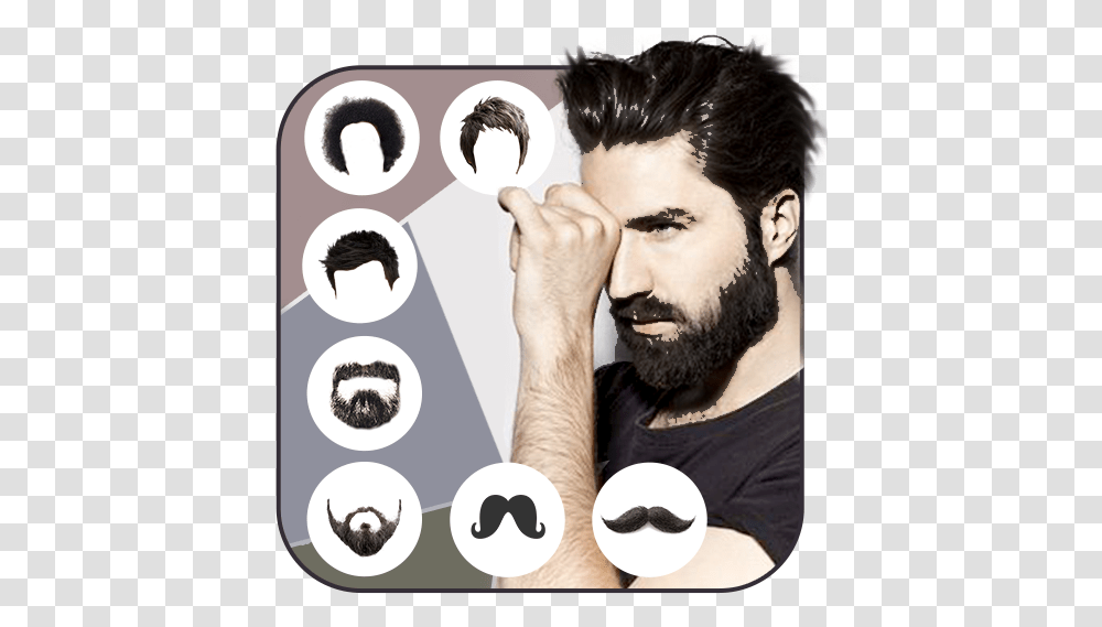 Beardhair & Mustache Styles Apps On Google Play Shape A Full Beard, Face, Person, Head, Text Transparent Png