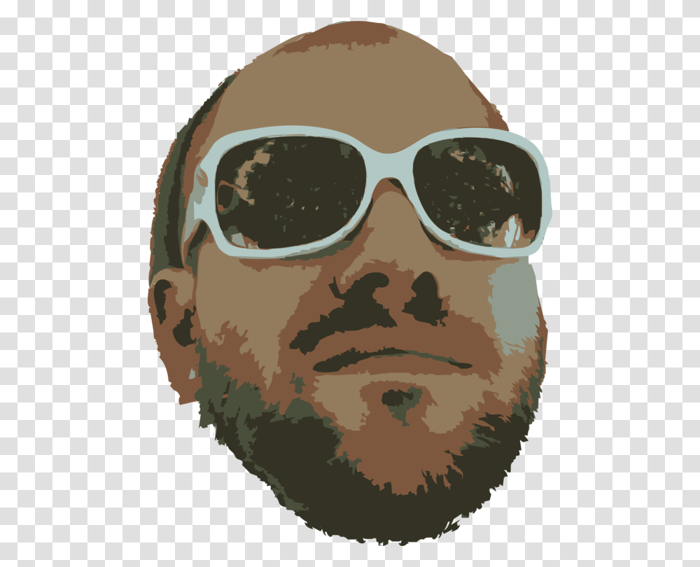 Beardheadsunglasses Illustration, Face, Accessories, Smile, Portrait Transparent Png