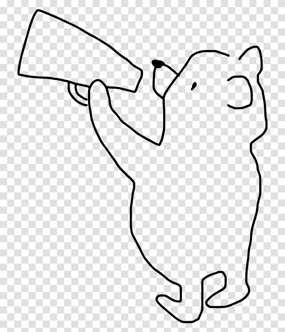 Bears 10 Line Art, Gray, World Of Warcraft Transparent Png